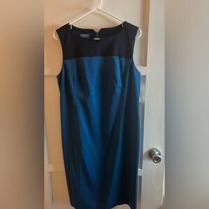 Pendleton Black and Blue Midi Dress